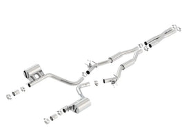Borla 15-23 Dodge Challenger SRT 392 S-Type Catback Exhaust Single Split Rear Exit (No Tip)
