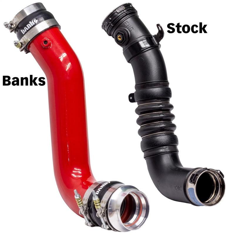 Banks Power 17-19 Chevy/GMC 2500HD/3500HD Diesel 6.6L Boost Tube Upgrade Kit - Red - Corvette Realm