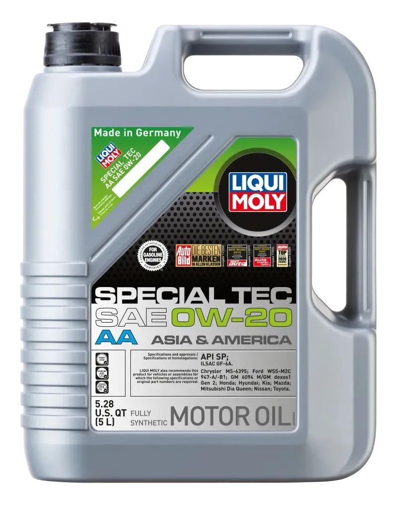 LIQUI MOLY 5L Special Tec AA Motor Oil SAE 0W20