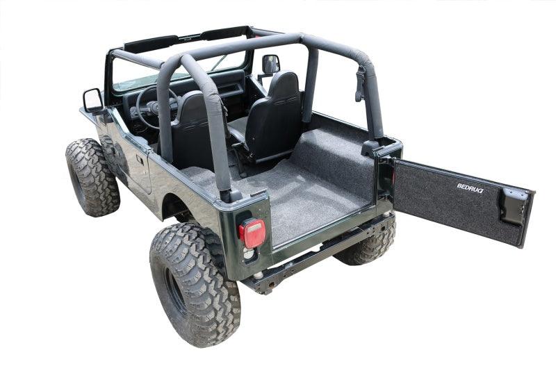 BedRug 87-95 Jeep YJ Rear Kit 4pc Cargo Kit (Incl Tailgate & Cargo Liner) - Corvette Realm