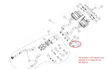 Load image into Gallery viewer, Akrapovic 07-13 BMW M3 (E92 E93) Adapter for ME-BM/T/2
