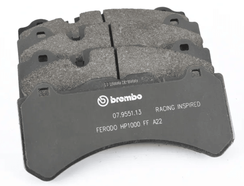 Brembo GT BBK 6 Piston FM1000 Compound Brake Pads - Corvette Realm