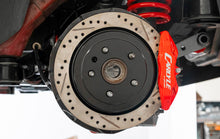 Load image into Gallery viewer, BMR 10-15 Chevrolet Camaro 15in Conversion Kit w/ Drilled &amp; Slotted &amp; Red Calipers