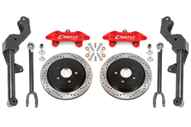 BMR 10-15 Chevrolet Camaro 15in Conversion Kit w/ Drilled & Slotted & Red Calipers