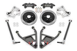 BMR 14-19 Chevrolet Corvette 15in Conversion Kit w/ Drilled & Slotted Rotors & Black Calipers