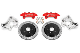 BMR 14-19 Chevrolet Corvette 17in Conversion Kit w/ Drilled & Slotted Rotors & Red Calipers