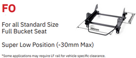 Bride Scion FR-S ZN6 FO-Type LH Seat Rail