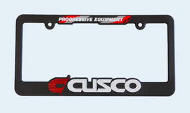 Cusco License Plate Frame Black Usdm Spec Limited