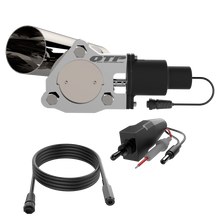 Load image into Gallery viewer, QTP Single 3in Electric Valve / Wiring / 1 Toggle Switch / 1 3in SS Exhaust Cutout