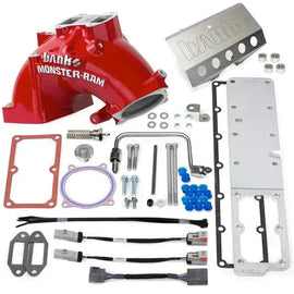 Banks Power 13-18 Ram 6.7L Diesel Monster-Ram Intake System Gen-2 w/Fuel Line - Red w/Heater System - Corvette Realm