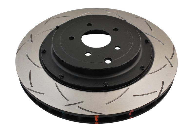 DBA 09+ Nissan GTR R-35 Rear Slotted 5000 Series 2 Piece Rotor Assembled w/ Black Hat - Corvette Realm