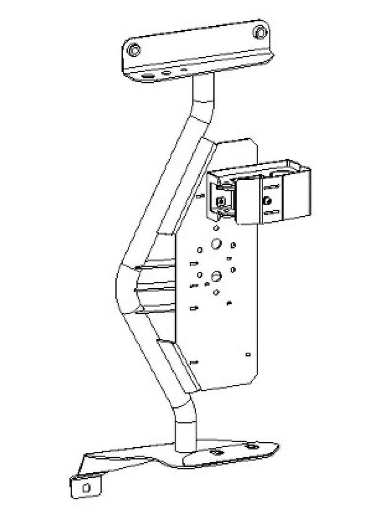 Go Rhino 18-24 Jeep Wrangler JL/JLU/JT Front Fender Jack Mount for Hi-Lift Jack - Tex. Blk - Corvette Realm