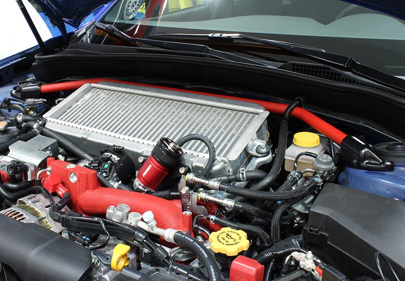 Perrin 08-16 WRX/STi Front Red Strut Brace