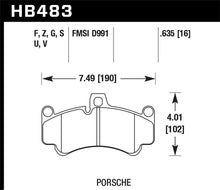 Load image into Gallery viewer, Hawk Porsche GT3 DTC-60 Street Front Brake Pads