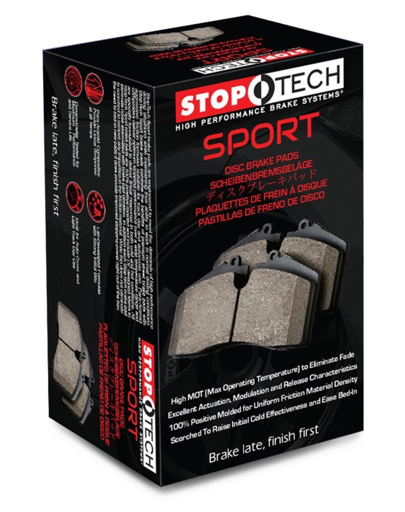 StopTech 2016 Ford Focus RS Front Premium Sport Brake Pad - Corvette Realm