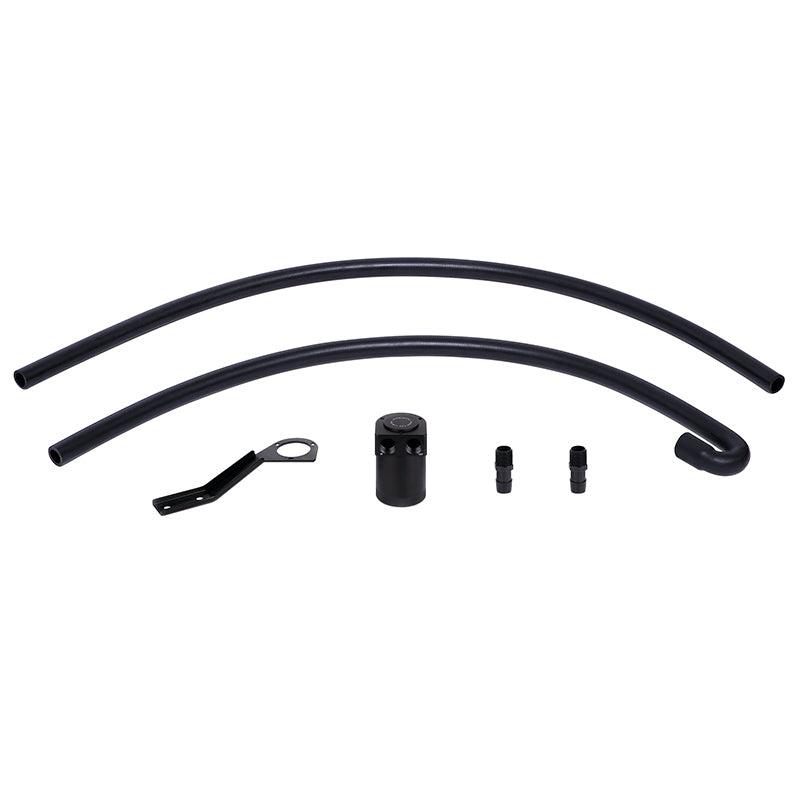 Mishimoto 07-10 BMW N54 Baffled Oil Catch Can Kit - Black (CCV Side) - Corvette Realm