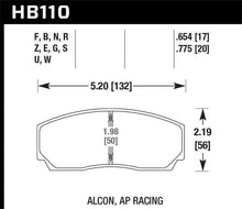 Load image into Gallery viewer, Hawk AP CP3307 / CP5040 / CP5200 Caliper DTC-70 Race Brake Pads - Corvette Realm