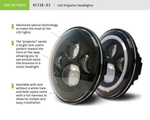 Load image into Gallery viewer, DV8 Offroad 07-18 Jeep Wrangler JK LED Projector Headlights - Corvette Realm