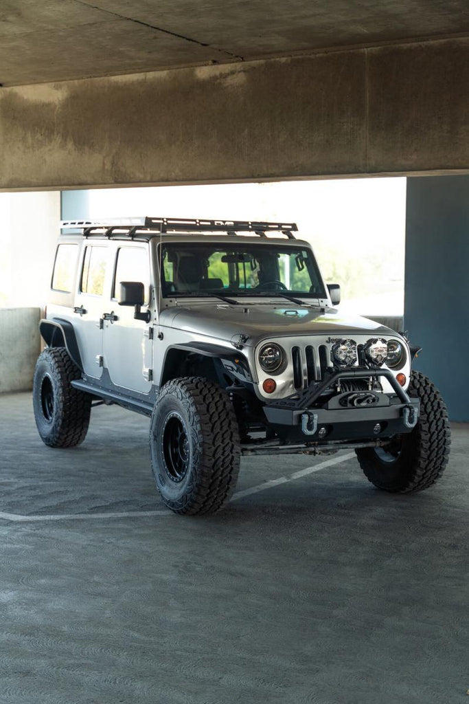 DV8 Offroad 07-18 Jeep Wrangler JK Slim Fender Flares - Corvette Realm