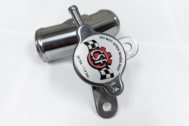 CSF 13+ BRZ / 13-20 Toyota 86 / 22+ GR86 Aluminum Filler Neck w/ High Pressure Radiator Cap - Corvette Realm