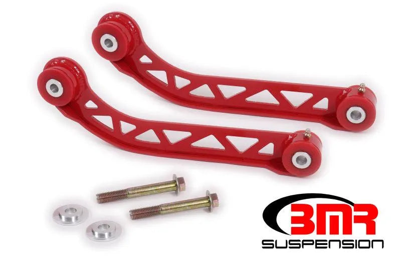 BMR 08-17 Challenger Non-Adj. Upper Control Arms (Polyurethane) - Red - Corvette Realm