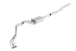 Borla 14-18 Silverado / Sierra 1500 EC Std/CC Short 143.5in WB ATAK Dual Rolled Side Exit Cat-Back Exhaust