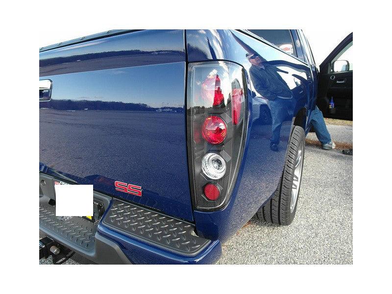 Spyder Chevy Colorado 04-13/GMC Canyon 04-13 Euro Style Tail Lights Black ALT-YD-CCO04-BK - Corvette Realm