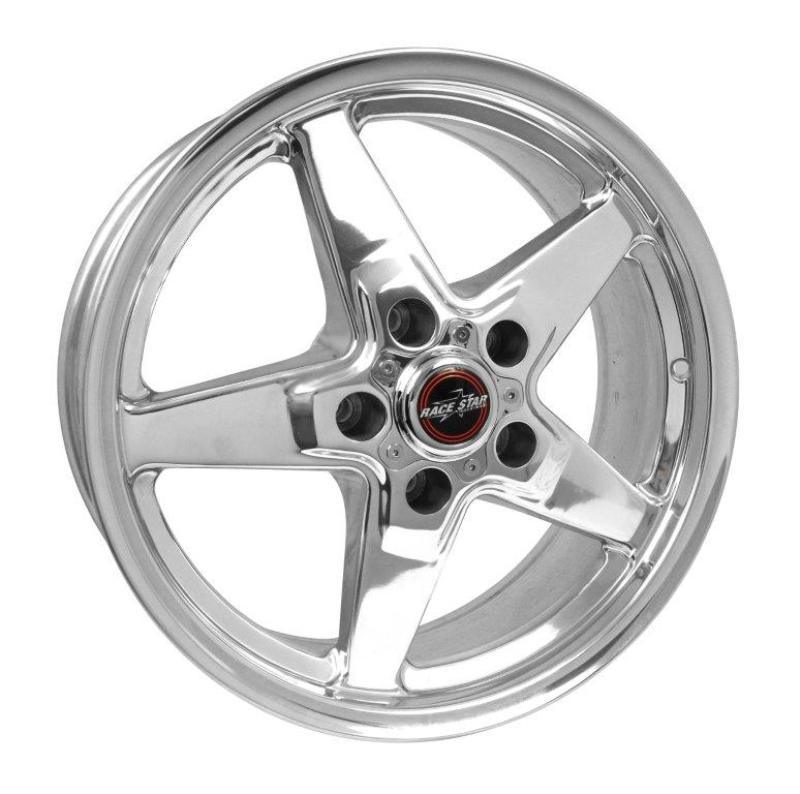 Race Star 92 Drag Star 17x7.00 5x4.75bc 4.25bs Direct Drill Polished Wheel - Corvette Realm