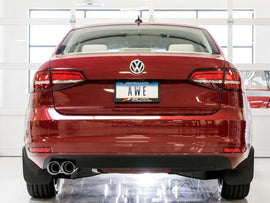 AWE Tuning 09-14 Volkswagen Jetta Mk6 1.4T Touring Edition Exhaust - Chrome Silver Tips - Corvette Realm