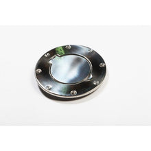 Load image into Gallery viewer, Rugged Ridge 97-06 Jeep Wrangler TJ Stainless Steel Non-Locking Gas Cap Door - Corvette Realm