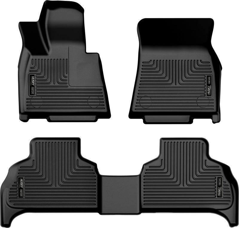 Husky Liners 19-23 BMW X5 Weatherbeater Black Front & 2nd Seat Floor Liners - Corvette Realm