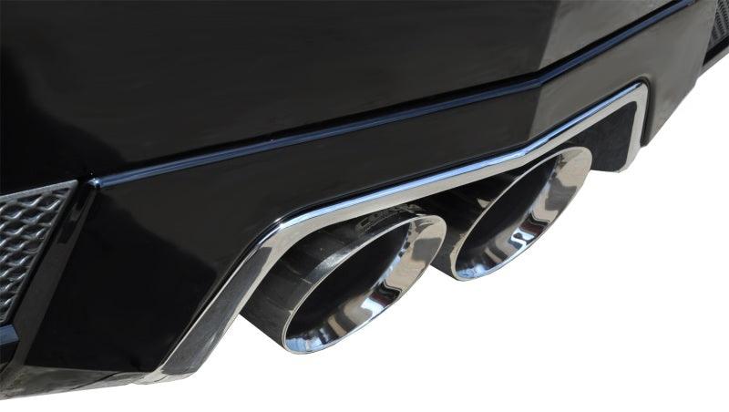 Corsa 11-13 Cadillac CTS Coupe V 6.2L V8 Polished Sport Axle-Back Exhaust - Corvette Realm