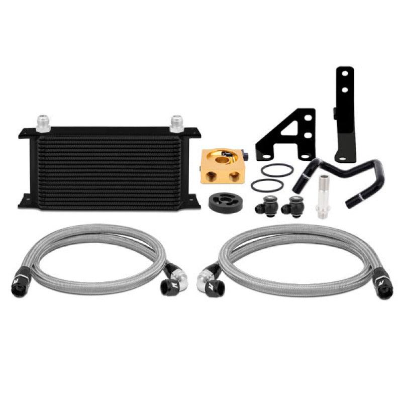 Mishimoto 2015 Subaru WRX Thermostatic Oil Cooler Kit - Black - Corvette Realm