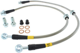 StopTech 00-06 Nissan Sentra SE-R Stainless Steel Rear Brake Lines - Corvette Realm