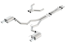 Borla 15-17 Ford Mustang GT 5.0L V8 MT/AT 3in pipe 4in tip  Atak Cat-Back Exhaust