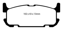 Load image into Gallery viewer, EBC 04-05 Mazda Miata MX5 1.8 (Sports Suspension) Yellowstuff Rear Brake Pads - Corvette Realm