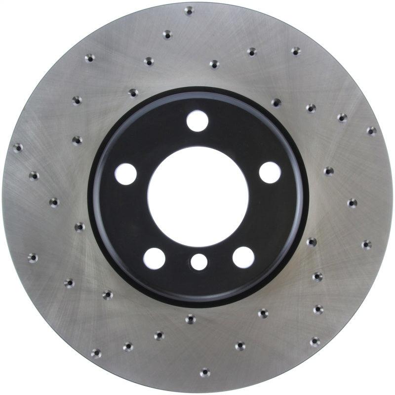 StopTech 12-15 BMW 335i Drilled Right Front Rotor - Corvette Realm