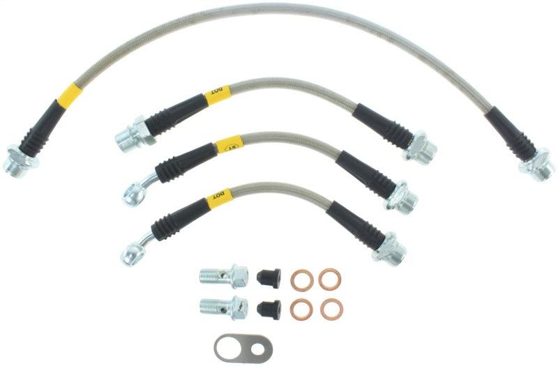 StopTech 08-11 Scion xB Rear Stainless Steel Brake Lines - Corvette Realm