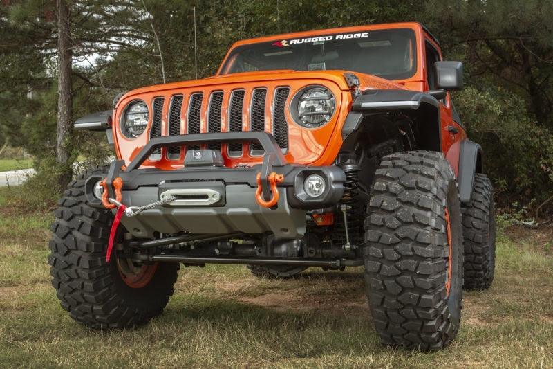 Rugged Ridge 18-21 Jeep Wrangler/Gladiator (JL/JT) Venator Modular Bumper - Black - Corvette Realm