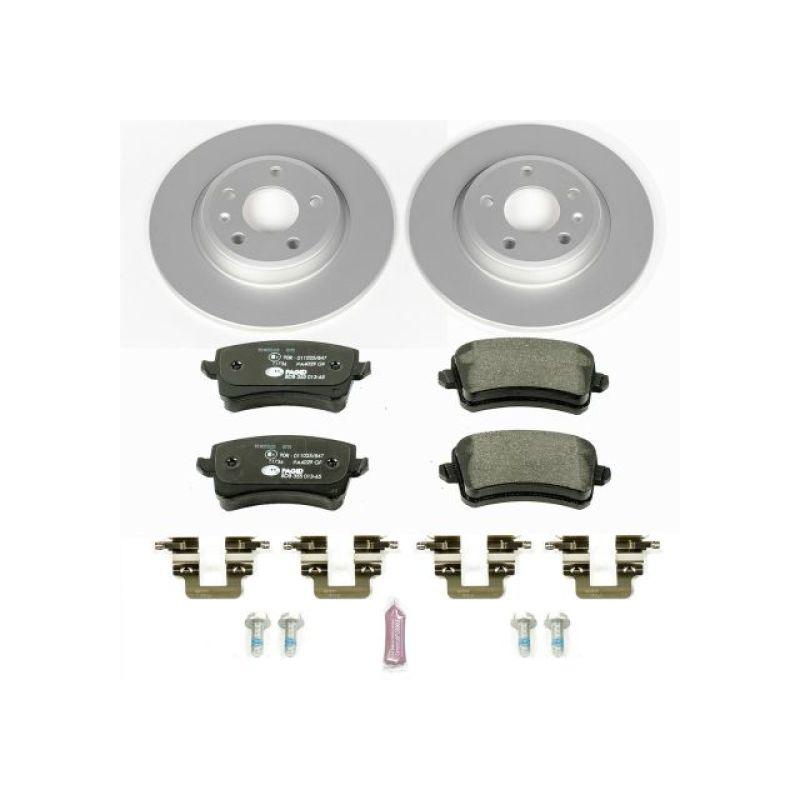 Power Stop 09-16 Audi A4 Rear Euro-Stop Brake Kit - Corvette Realm