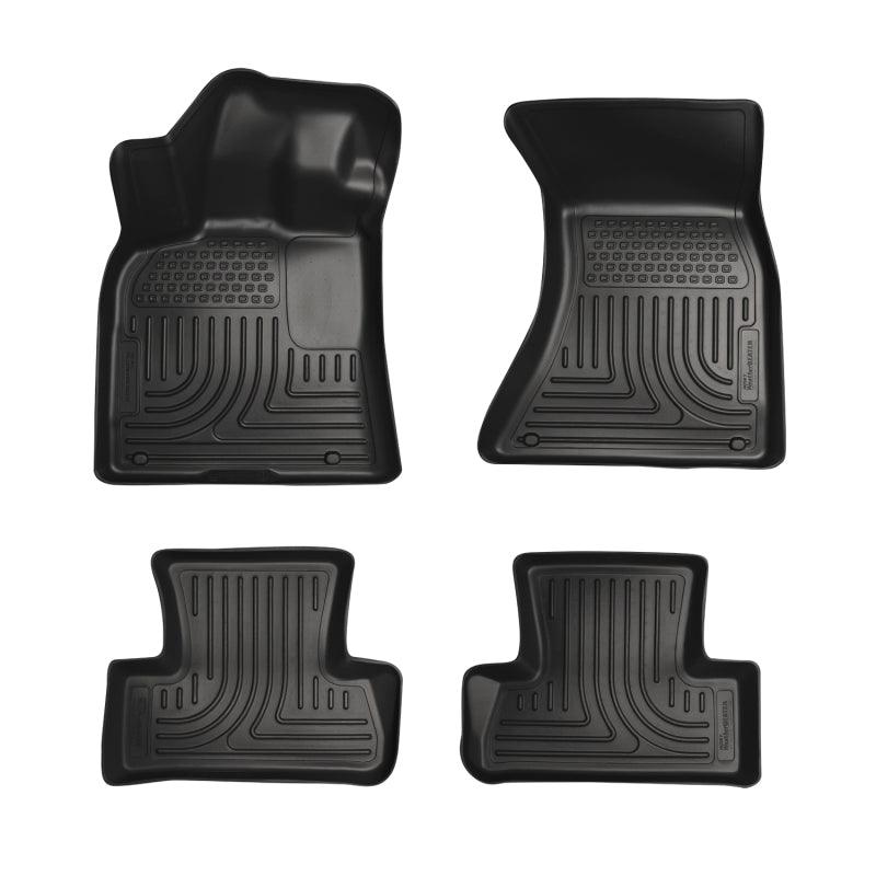 Husky Liners 11-12 Dodge Charger/Chrysler 300 WeatherBeater Combo Black Floor Liners - Corvette Realm