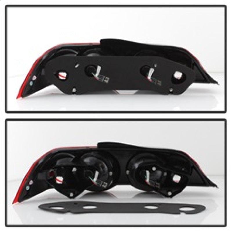 Spyder Acura RSX 02-04 LED Tail Lights Red Clear ALT-YD-ARSX02-LED-RC - Corvette Realm