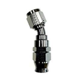 Fragola -10AN Real Street x 30 Degree Hose End Black For PTFE Hose - Corvette Realm