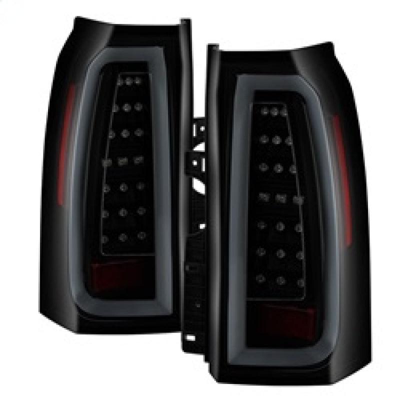 Spyder Chevy Tahoe / Suburban 15-17 LED Tail Lights - Black Smoke (ALT-YD-CTA15-LED-BSM) - Corvette Realm