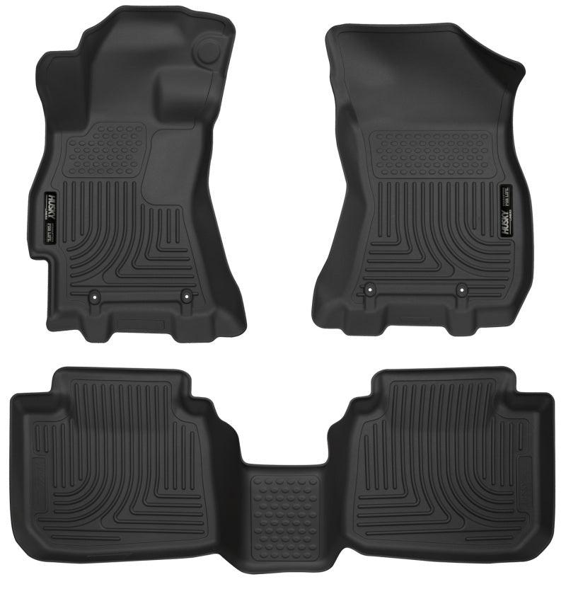 Husky Liners 2015 Subaru Legacy/Outback Weatherbeater Black Front & 2nd Seat Floor Liners - Corvette Realm