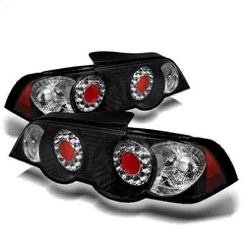 Spyder Acura RSX 02-04 LED Tail Lights Black ALT-YD-ARSX02-LED-BK - Corvette Realm