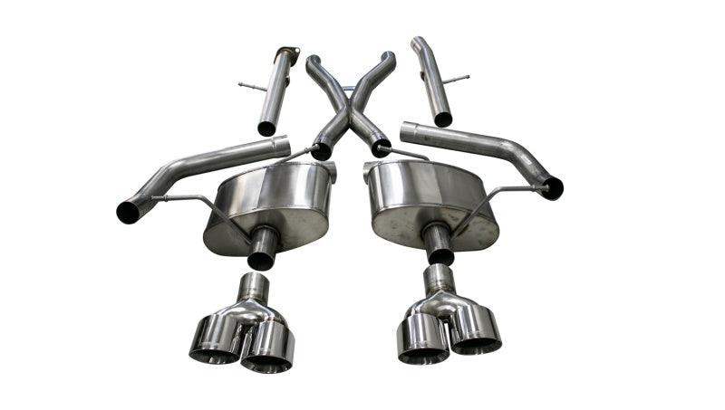 Corsa 18-20 Jeep Grand Cherokee TrackHawk 6.2L Xtreme Cat-Back Dual Rear Exit w/4.5in Polished Tips - Corvette Realm