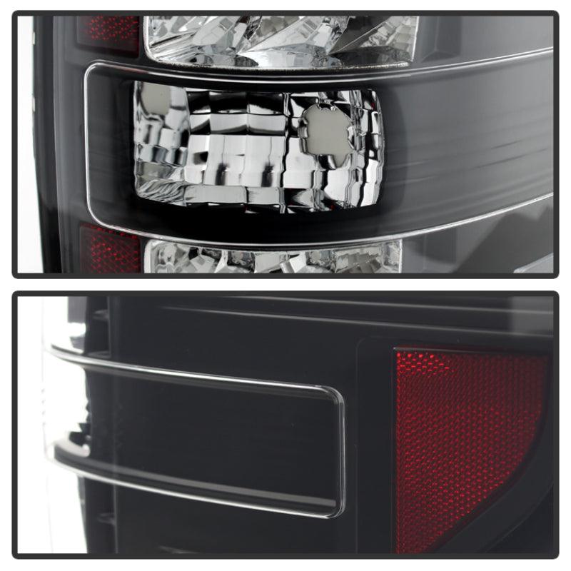 Spyder Ford F150 09-14 LED Tail Lights Black ALT-YD-FF15009-LED-BK - Corvette Realm