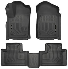 Load image into Gallery viewer, Husky Liners 11-13 Dodge Durango / 11-13 Jeep Grand Cherokee WeatherBeater Combo Black Floor Liners - Corvette Realm