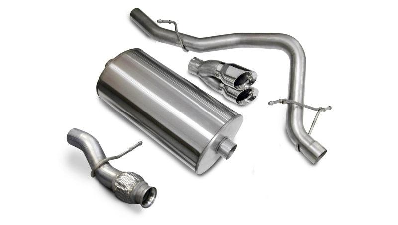Corsa 09-11 Chevrolet Tahoe 5.3L V8 Polished Sport Cat-Back Exhaust - Corvette Realm
